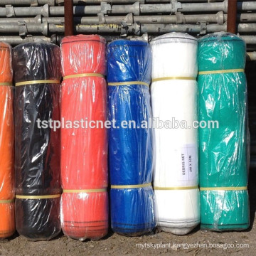 scaffolding mesh screen in roll or in pieces with blue, green, white color